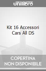 Kit 16 Accessori Cars All DS videogame di 3DS