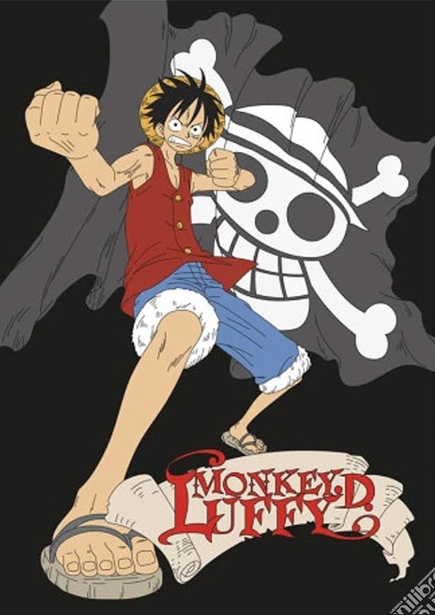 Coperta Pile One Piece Monkey D.Luffy e Jolly Roger videogame di APOR