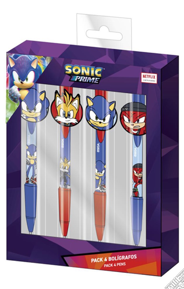 Set 4 Penne Sonic Prime videogame di GARS
