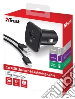 TRUST 5W Car USB Charger Lightning Cable