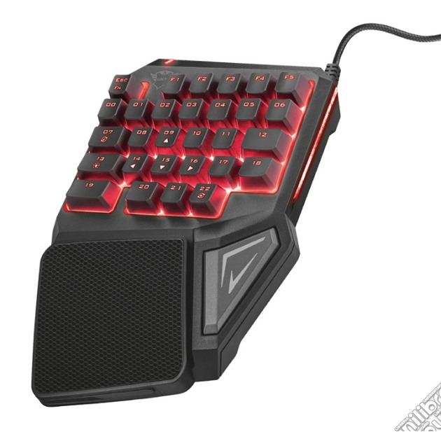TRUST GXT 888 AssaSingle Handed Keyboard videogame di ACC