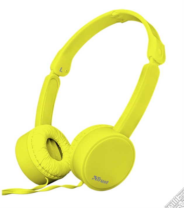 TRUST Nano Foldable Headphones - yellow videogame di ACC