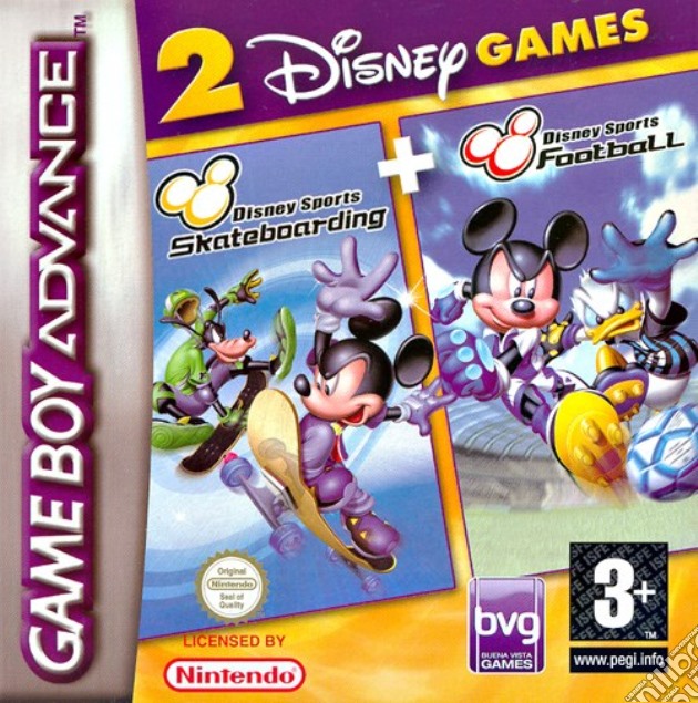 Disney Football + Skateboarding videogame di GBA