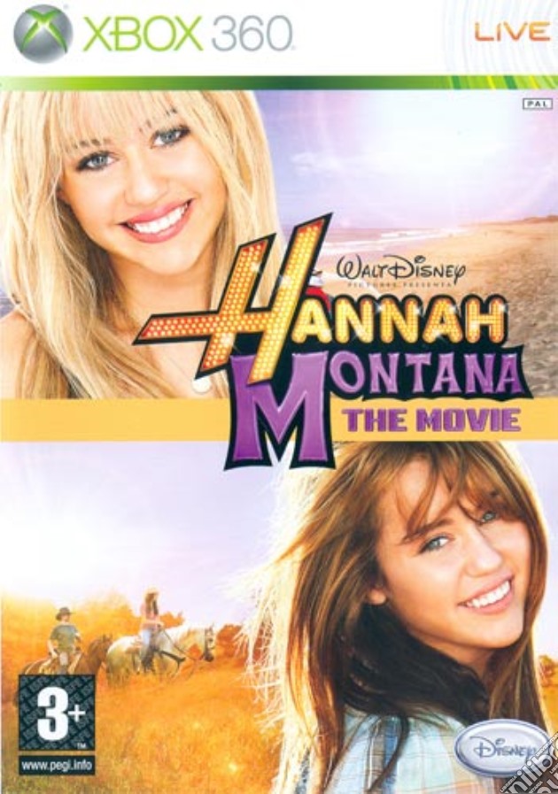 Hannah Montana The Movie videogame di X360