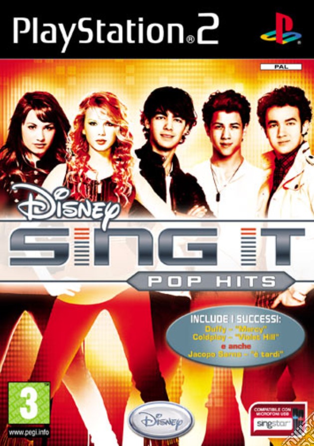 Disney Sing It! 2 Pop Hits videogame di PS2