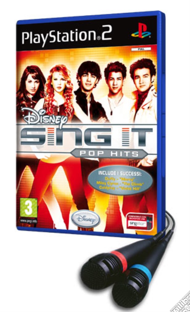 Disney Sing It! Pop Hits + 2 Microfoni videogame di PS2