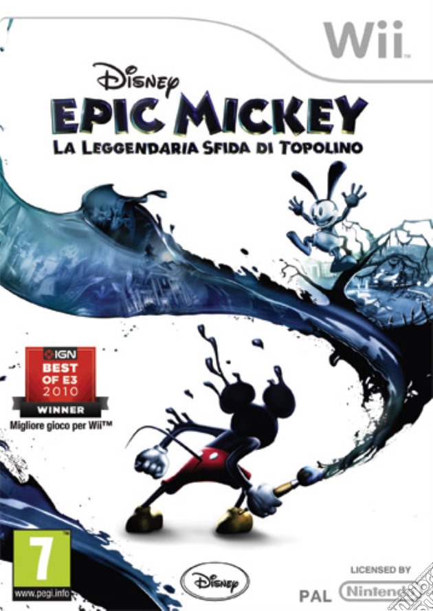 Epic Mickey La leggend.sfida di Topolino videogame di WII