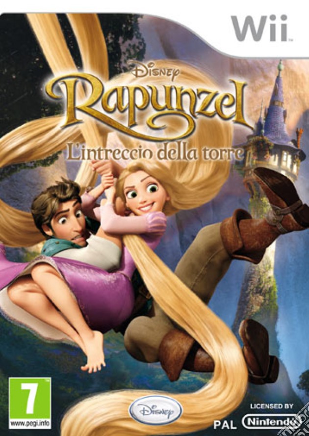 Rapunzel l'intreccio della torre videogame di WII
