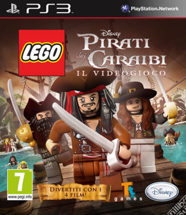 Lego Pirati dei Caraibi videogame di PS3