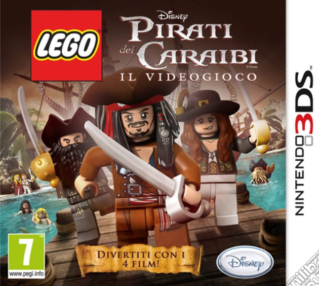Lego Pirati dei Caraibi videogame di 3DS