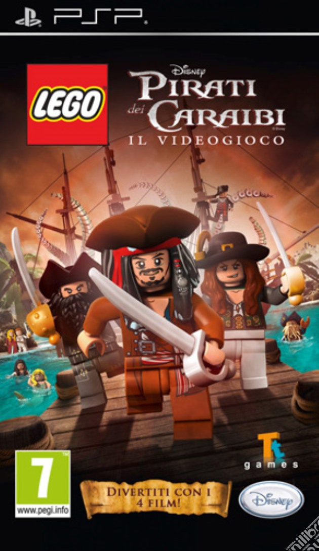 Lego Pirati dei Caraibi videogame di PSP