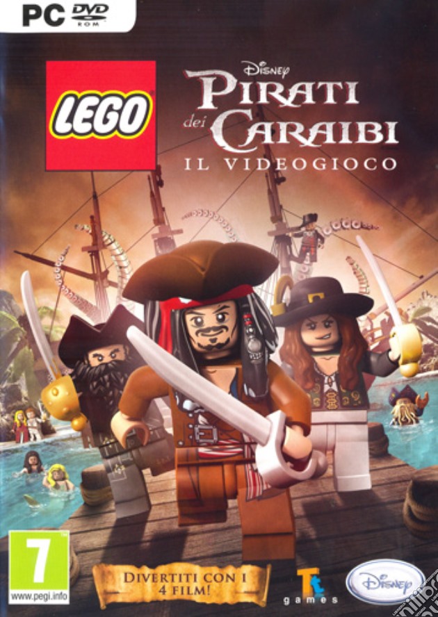 Lego Pirati dei Caraibi videogame di PC