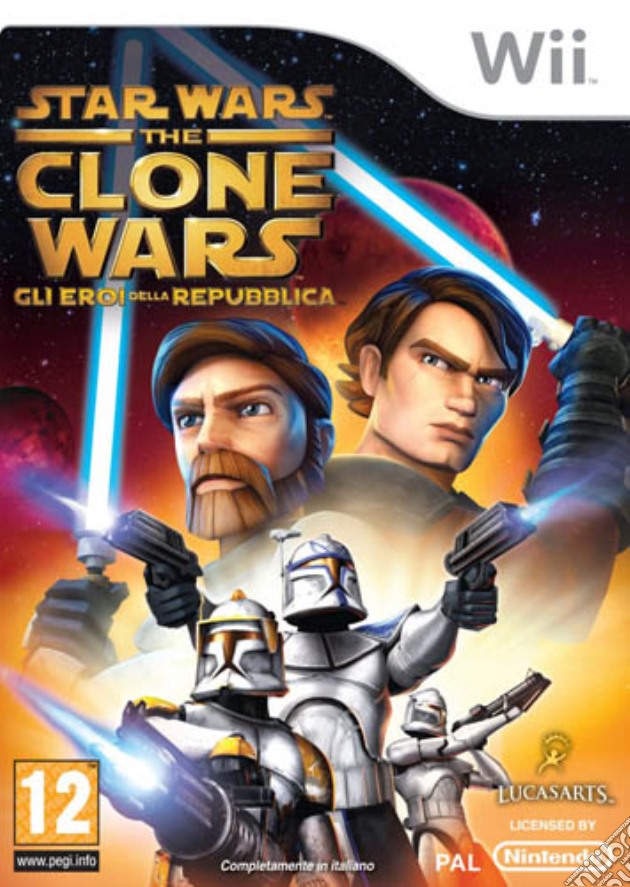 Star Wars Clone Wars Eroi della Repubbl. videogame di WII