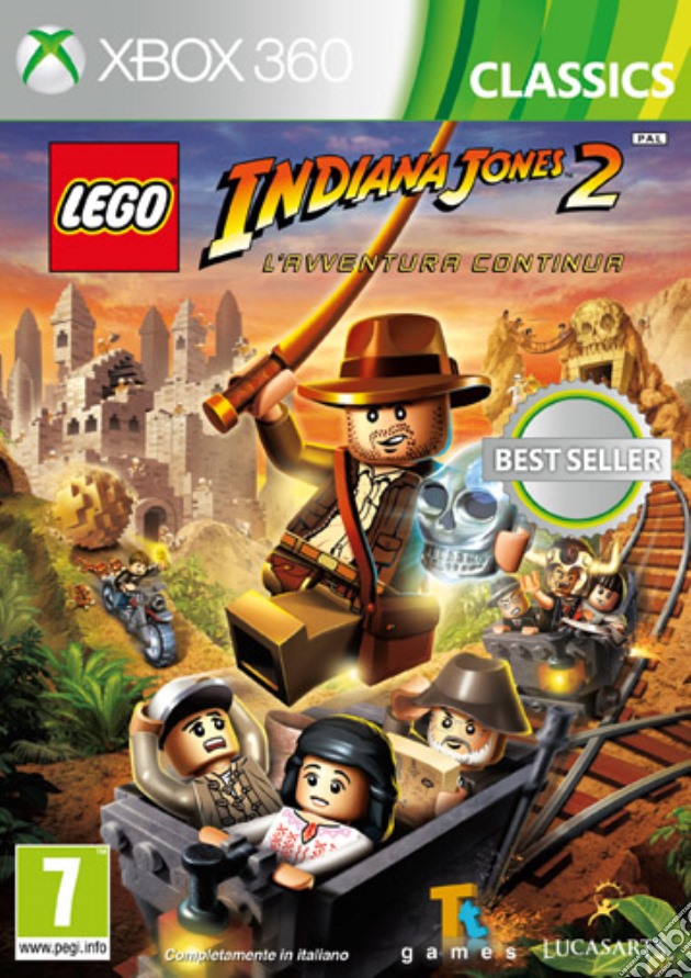 Lego Indiana Jones 2 videogame di X360