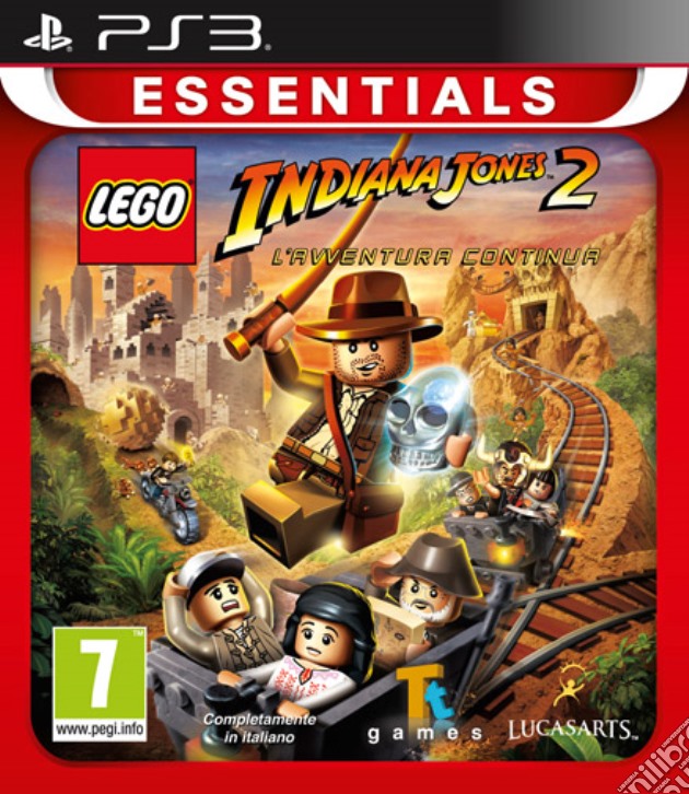 Essentials Lego Indiana Jones 2 videogame di PS3