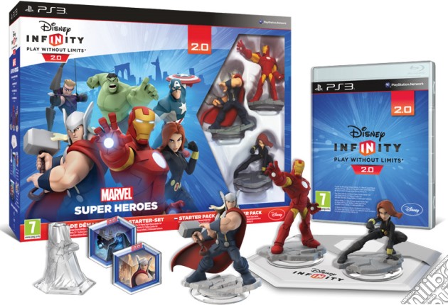 Disney Infinity 2 Marvel SH Starter Pack videogame di PS3