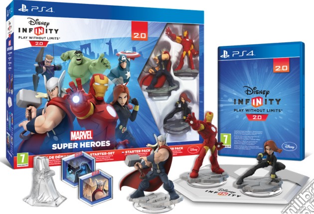 Disney Infinity 2 Marvel SH Starter Pack videogame di PS4