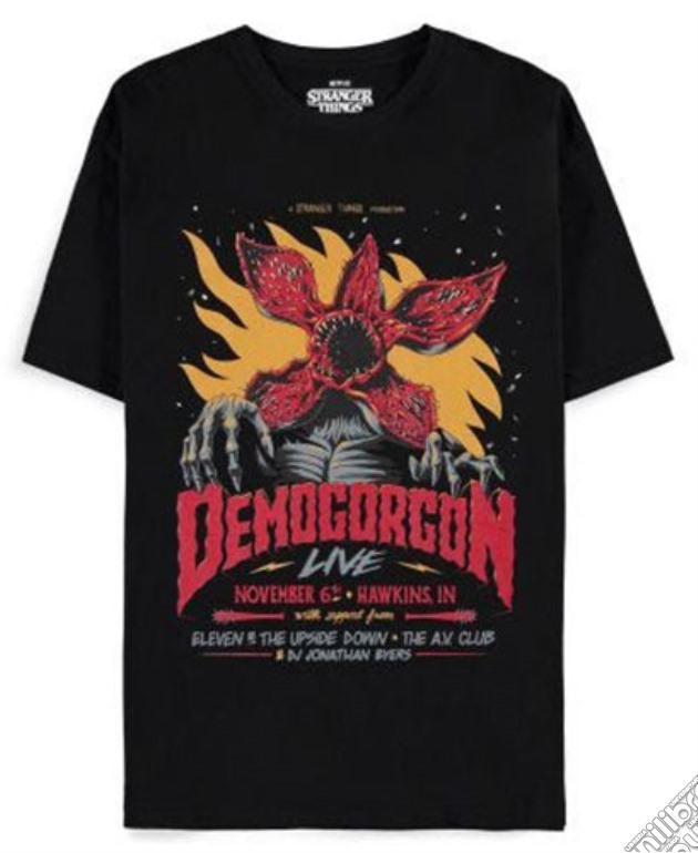 T-Shirt Stranger Things Demogorgon Live S videogame di TSH