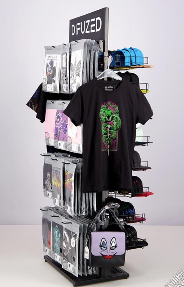 Espositore Difuzed Vuoto Cap + T-Shirt 120pz videogame di ACPE