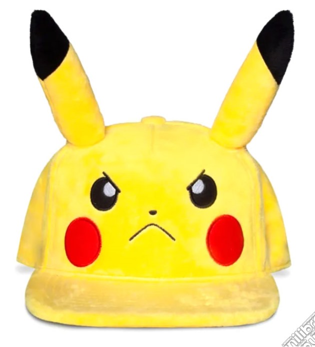 Cap Pokemon Pikachu Mad Face Plush videogame di ACAP