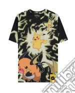 T-Shirt Pokemon Pikachu Evolution Lightning M game acc