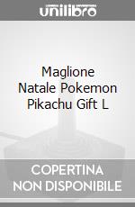 Maglione Natale Pokemon Pikachu Gift L game acc