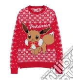 Maglione Natale Pokemon Eevee Red M game acc