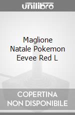 Maglione Natale Pokemon Eevee Red L game acc