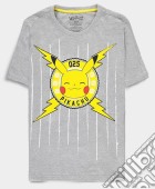 T-Shirt Pokemon Fun Pika Grigia S game acc