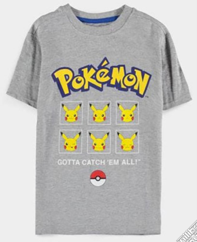 T-Shirt Boy Pokemon Pikachu 98/104 videogame di TSH