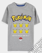 T-Shirt Boy Pokemon Pikachu 110/116 game acc