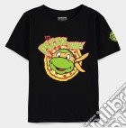 T-Shirt TMNT Turtles Michelangelo Pizza Time Boy 122/128 game acc