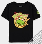 T-Shirt TMNT Turtles Michelangelo Pizza Time Boy 134/140 game acc