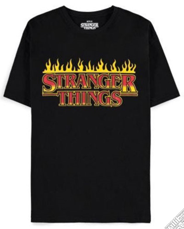 T-Shirt Stranger Things Fire Logo S videogame di TSH