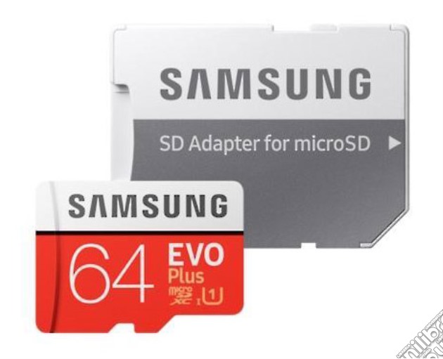 Samsung Micro SD EVO PLUS MB-MC64HA/EU videogame di HSSD