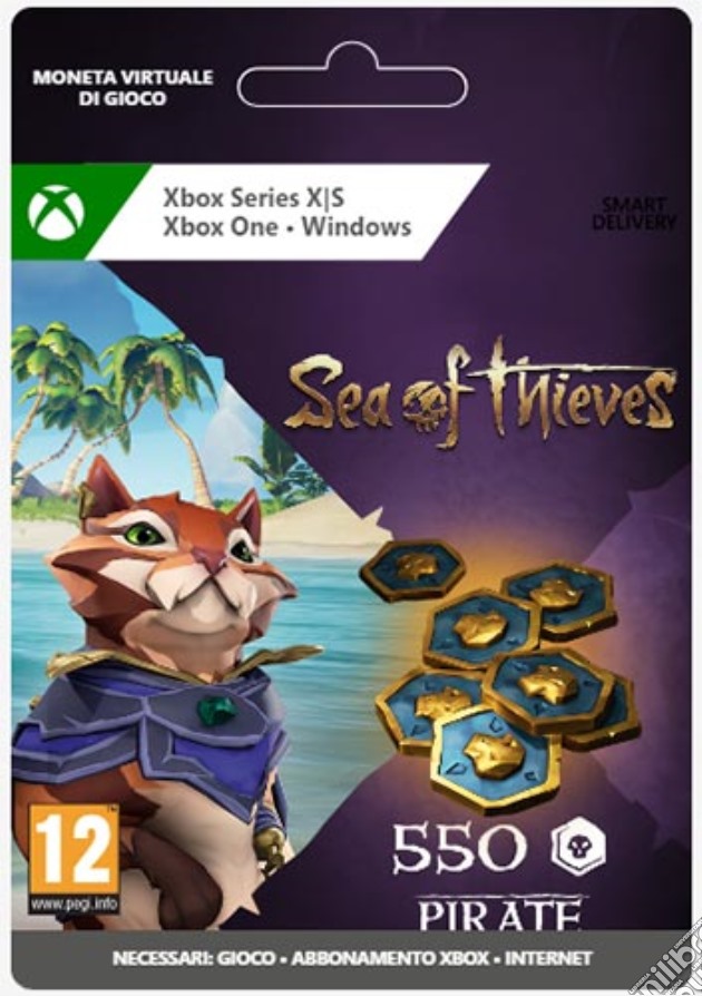 Microsoft Sea of Thieves Castaways 550 videogame di DDMP