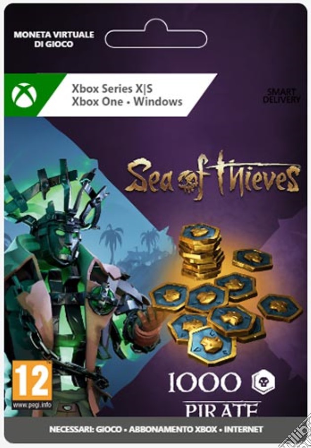 Microsoft Sea of Thieves Seafarers 1000 videogame di DDMP