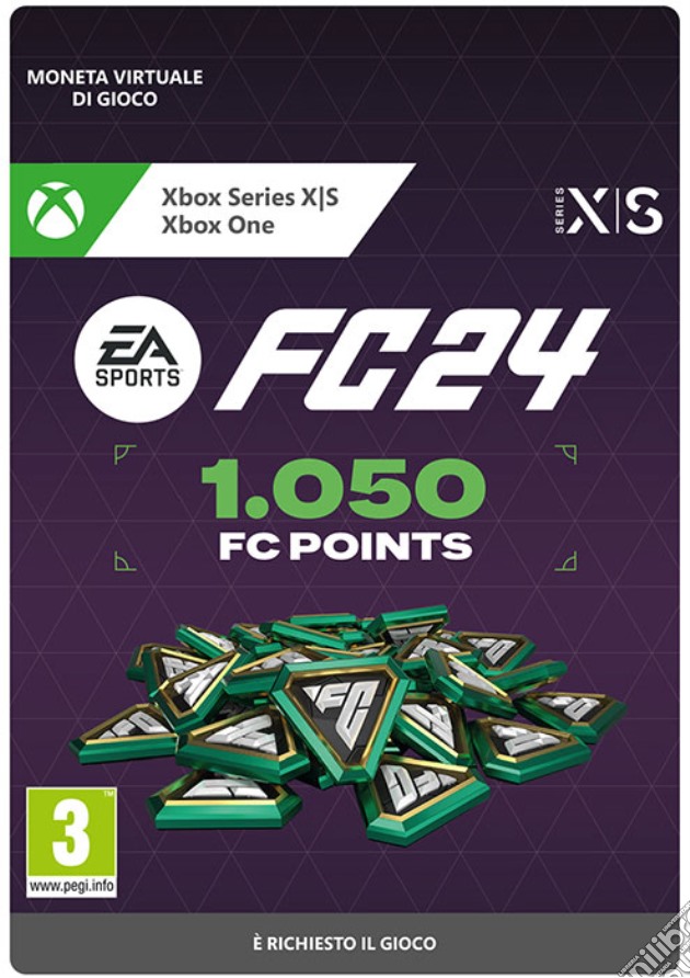 Microsoft EA Sports FC 24 1050 FC Points IT PIN videogame di DDMC