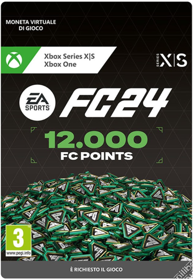 Microsoft EA Sports FC 24 12000 FC Points IT PIN videogame di DDMC