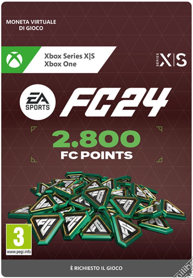 Microsoft EA Sports FC 24 2800 FC Points IT PIN videogame di DDMC