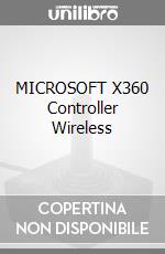 MICROSOFT X360 Controller Wireless videogame di X360