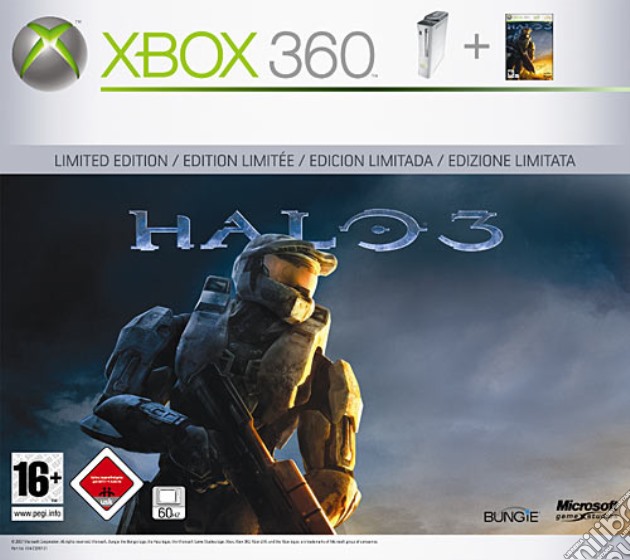 XBOX 360 Pro HDMI Halo 3 Bundle videogame di X360