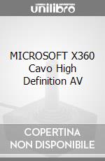MICROSOFT X360 Cavo High Definition AV videogame di ACC