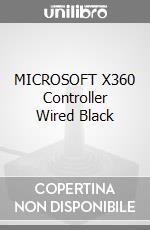 MICROSOFT X360 Controller Wired Black videogame di ACC