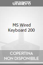 MS Wired Keyboard 200 videogame di HKMO