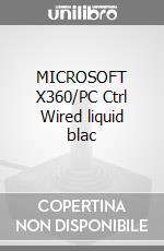 MICROSOFT X360/PC Ctrl Wired liquid blac videogame di ACC