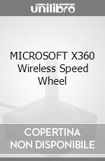 MICROSOFT X360 Wireless Speed Wheel videogame di X360