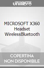 MICROSOFT X360 Headset WirelessBluetooth videogame di ACC