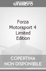 Forza Motorsport 4 Limited Edition videogame di X360