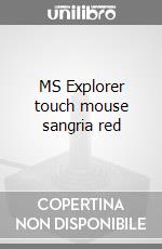 MS Explorer touch mouse sangria red videogame di HKMO